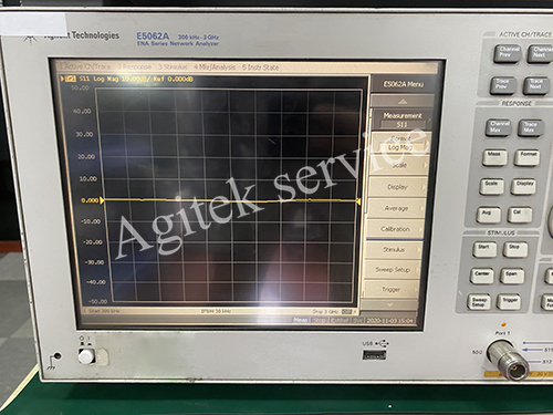 网络分析仪E5062A不开机黑屏维修