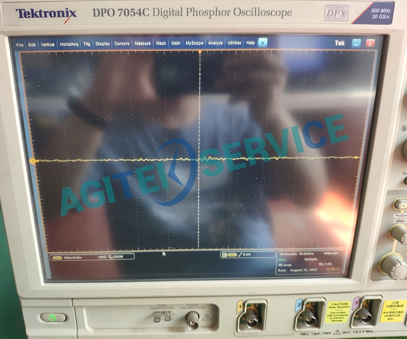 泰克示波器DPO7054C无法开机,软件卡死维修