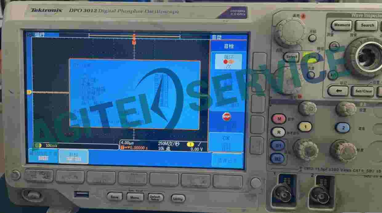 泰克示波器DPO3012花屏维修案例