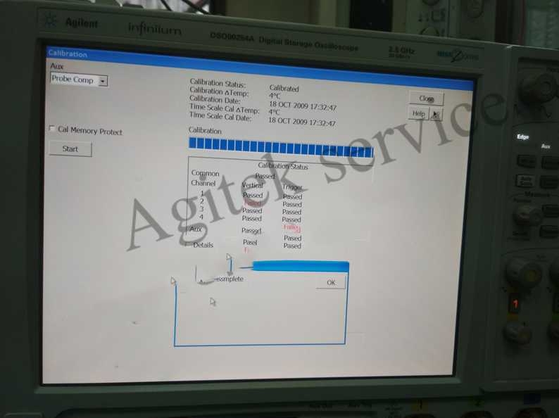 安捷伦DSO90254示波器维修案例