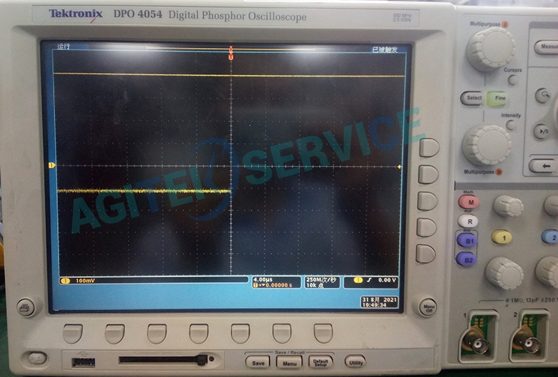 泰克示波器DPO4054IPD不能设置维修