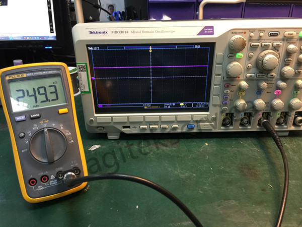 泰克MDO3014示波器故障维修案例