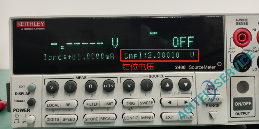 污污污榴莲视频(Keithley)2400源表LIMIT钳位测试