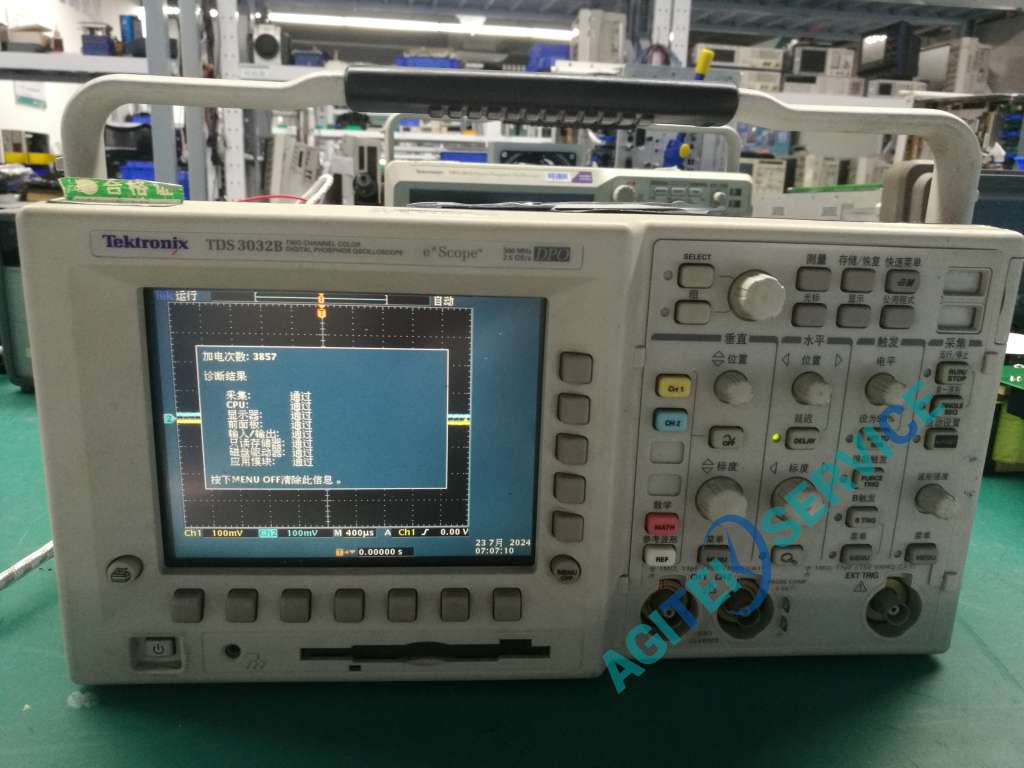 泰克（Tektronix）TDS3032B示波器LAN无法通讯维修