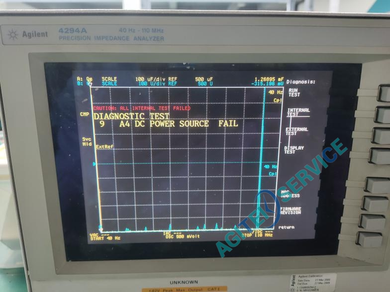 安捷伦4294A阻抗分析仪电桥不平衡维修