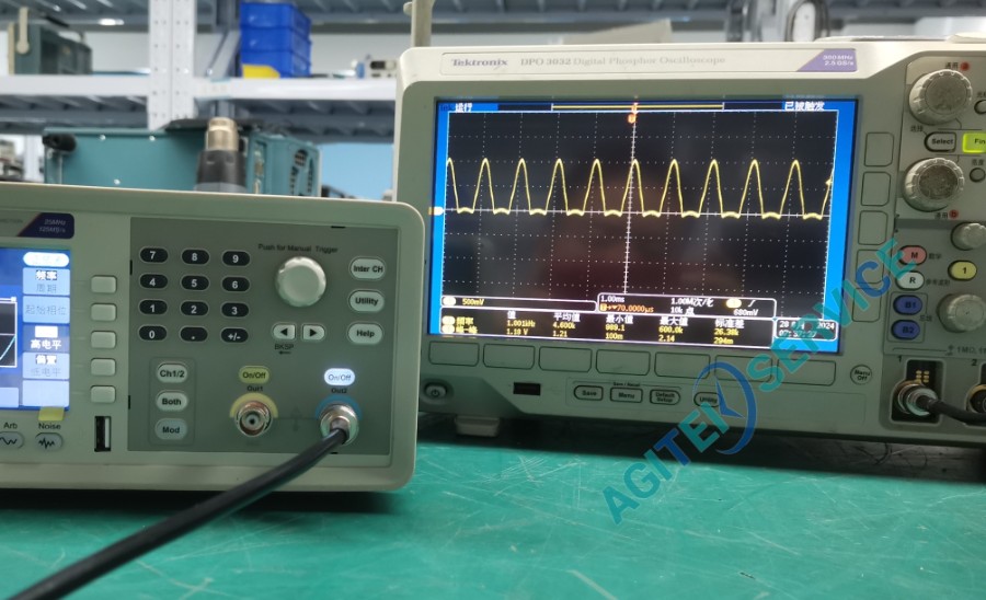 Tektronix泰克AFG1022信号源波形失真维修案例