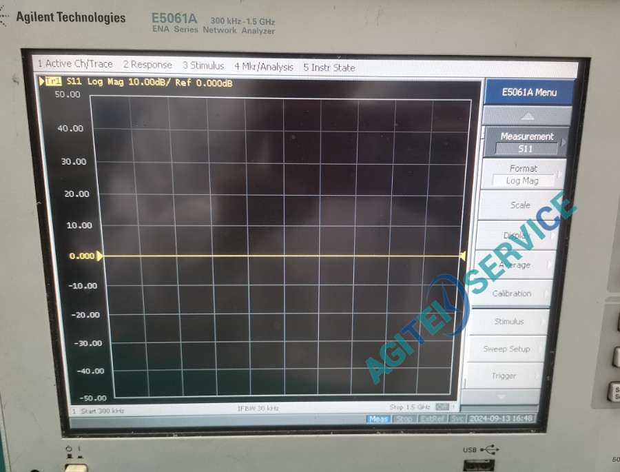 Agilent安捷伦E5061A矢量网络分析仪不能扫描维修