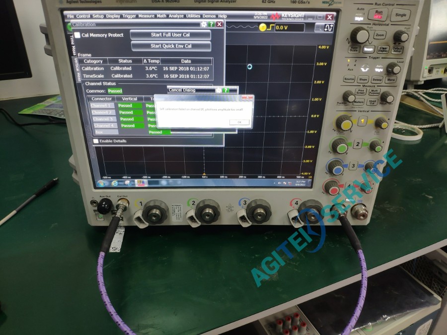 是德(Keysight)DSO9064A/DSO9254A示波器维修