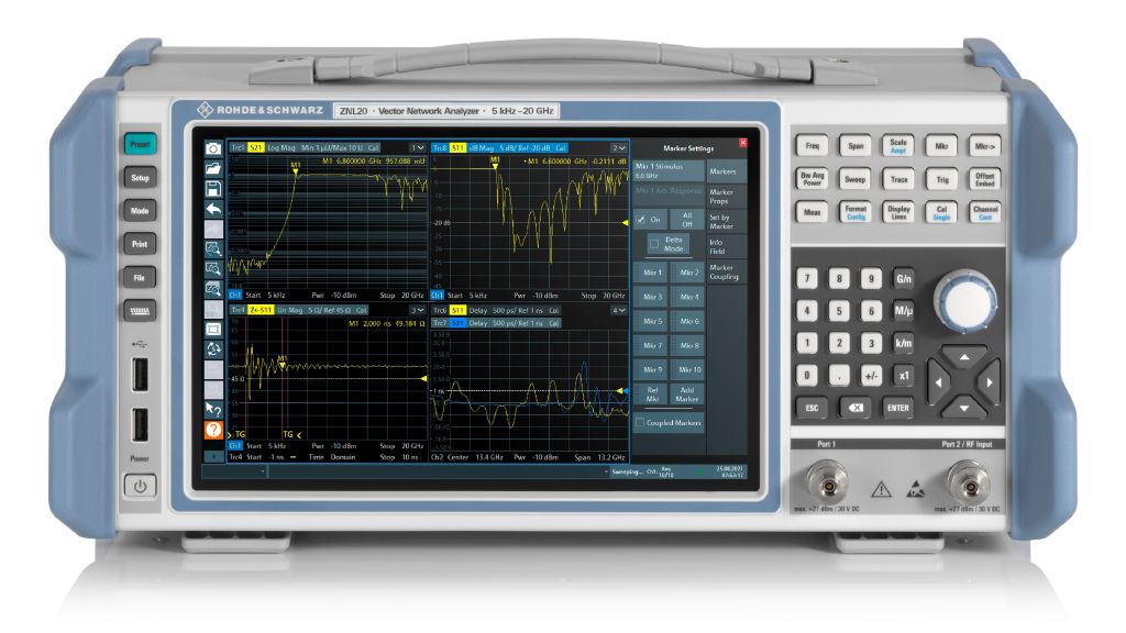 rohde&schwarz网络分析仪传导波形下降了10db