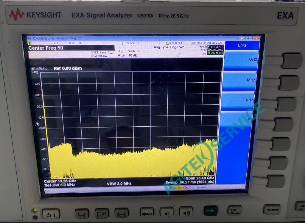 是德科技N9010A 26.5GHz频谱分析仪报LO Unlocked维修