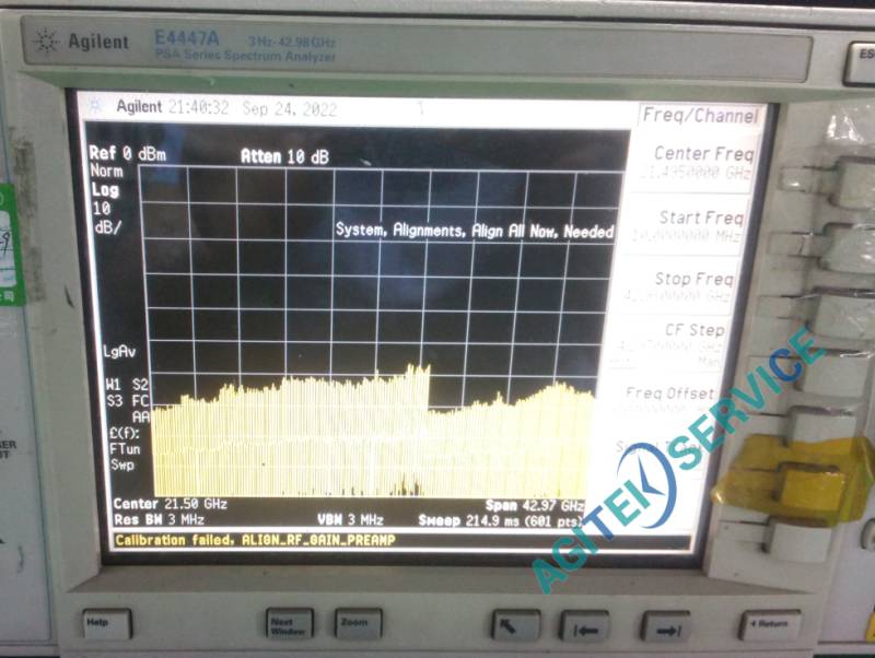 Keysight是德科技E4447A频谱分析仪维修