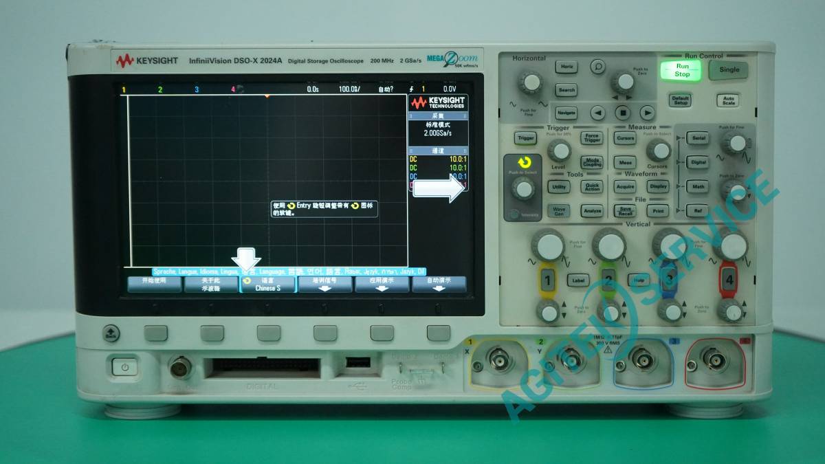 Keysight是德科技DSOX2024A数字示波器租赁