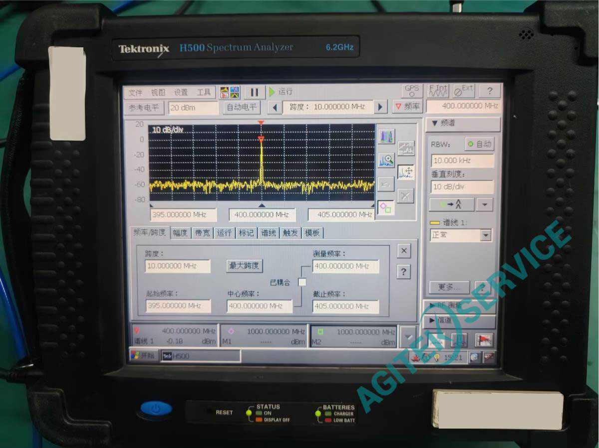 泰克H500手持频谱分析仪自检报错、自校准失败维修