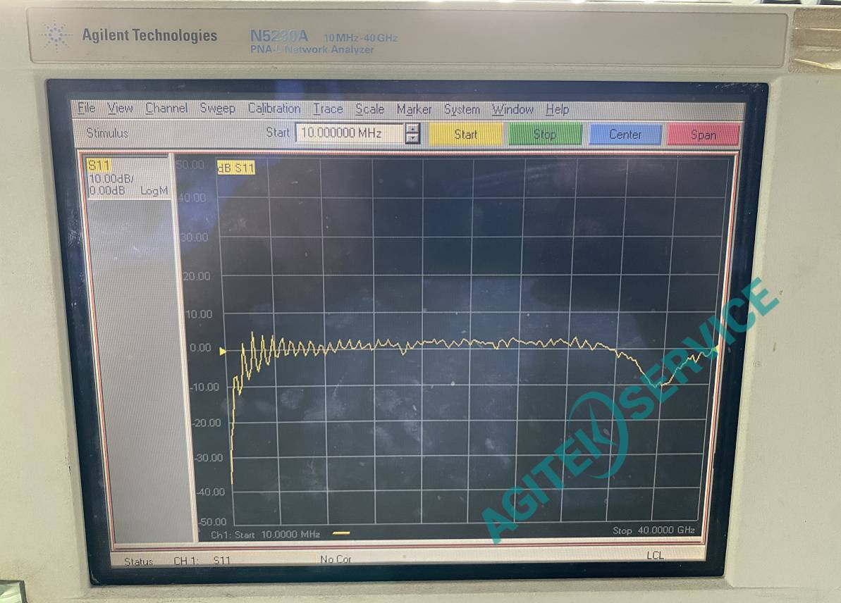 Agilent安捷伦N5230A 40GHz矢量网络分析仪输出异常维修案例